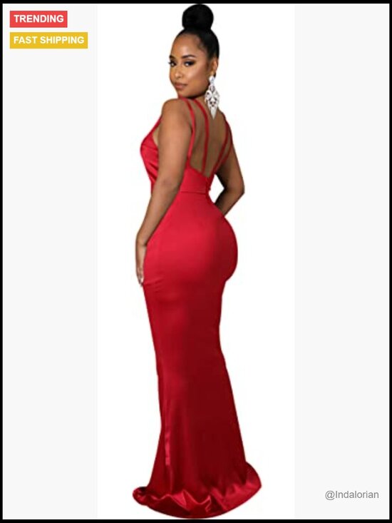 Polyester and Spandex One Shoulder Bodycon Formal Dress Mermaid Floor Length - Picture 4 of 7